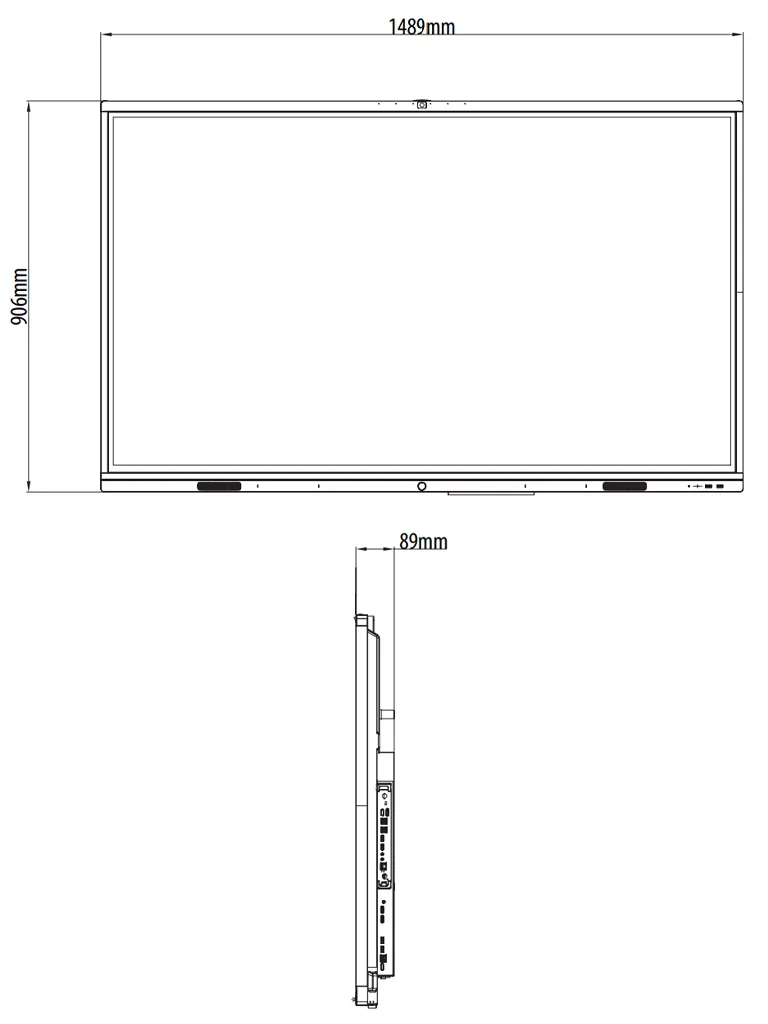 ZKTeco IWB65BMPantalla Digita - Imagen 3